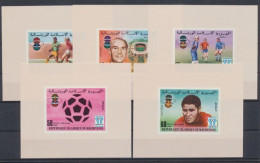 Mauretanien, MiNr. 584-588 B, 5 Blöcke, Postfrisch - Mauritanie (1960-...)