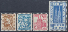 Bizone, MiNr. 69-72, Postfrisch - Mint