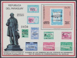 Paraguay, MiNr. Block 350, Zeppelin, Postfrisch - Paraguay