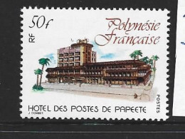 French Polynesia 1980 Papeete Post Office 50 Fr Single MNH , Light Gum Bend - Unused Stamps