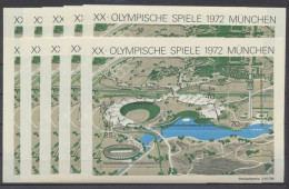 Deutschland (BRD), MiNr. Block 7, 10 Blöcke, Postfrisch - Unused Stamps