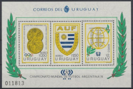 Uruguay, MiNr. Block 39, WM 1978, Postfrisch - Uruguay