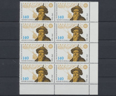 Deutschland, MiNr. 1607, 8er Block, Ecke Re. Unten, Postfrisch - Unused Stamps