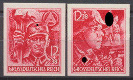 Deutsches Reich, MiNr. 909-910 U, Postfrisch - Nuovi