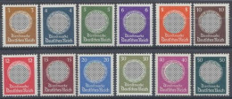 Deutsches Reich Dienstmarken, MiNr. 166-177, Postfrisch - Service