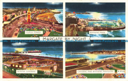 R661750 Margate By Night. Winter Gardens. Valentine. Valcolour. Multi View - World