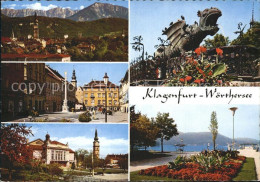 72352787 Klagenfurt Woerthersee Mit Koschuta Alter Platz Stadttheater Lindwurmbr - Autres & Non Classés