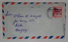 Bolivie - Enveloppe D'air Circulé Avec Timbres Thème Avion (1950) - Flugzeuge