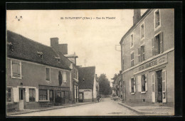 CPA St-Florent, Rue Du Marche  - Autres & Non Classés