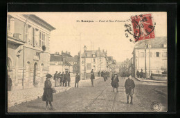 CPA Bourges, Pont Et Rue D`Auron  - Bourges