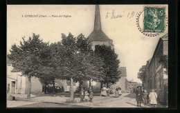 CPA Étréchy, Place De L`Eglise  - Other & Unclassified