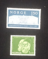 D)1961, NORWAY, 1 STAMP, 60TH ANNIVERSARY OF THE UNIVERSITY OF OSLO, 1 STAMP, 60TH ANNIVERSARY OF THE AWARDING OF THE NO - Other & Unclassified