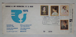 Chili - Enveloppe Premier Jour Avec Timbres Thématiques Année Internationale De La Femme (1975) - Cile