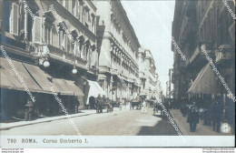 Ce18 Cartolina Fotografica N.p.g. Roma Citta' Corso Umberto I - Other & Unclassified