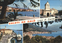 72351162 Salo Lago Di Garda Kirche Hafen   - Altri & Non Classificati