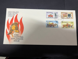 31-5-2024 (6 Z 39) New Zealand FDC - 1977 - Fire Fighting - FDC