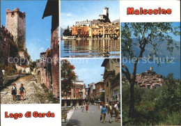 72351136 Malcesine Lago Di Garda Turm Strasse Haeuser Am See Malcesine - Altri & Non Classificati