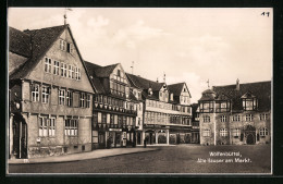 AK Wolfenbüttel, Alte Häuser Am Markt  - Wolfenbuettel