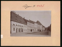 Fotografie Brück & Sohn Meissen, Ansicht Torgau, Breitestrasse Mit Hotel Kaiser Friedrich, Ladengeschäft Anton Loehn  - Lieux