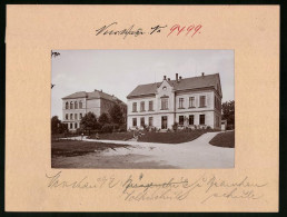 Fotografie Brück & Sohn Meissen, Ansicht Nerchau, Volksschule Und Beamtenschule  - Places