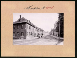 Fotografie Brück & Sohn Meissen, Ansicht Hartha, Dresdnerstrasse Mit Kürschner - Werkstatt Max Geissler  - Lieux