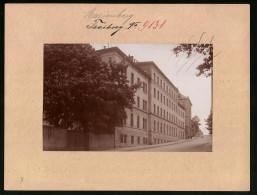 Fotografie Brück & Sohn Meissen, Ansicht Marienberg I. S., Kaserne Der K. S. Unteroffiziersschule  - Lieux