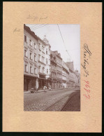 Fotografie Brück & Sohn Meissen, Ansicht Freiberg I. Sa., Erbische Strasse Am Modehaus Emil Neubert, Gu. Handmann, Gl  - Lieux