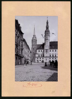 Fotografie Brück & Sohn Meissen, Ansicht Bautzen, Blick Auf Das Rathaus Mit St. Petrikirche  - Lieux