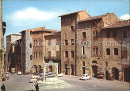 72350820 San Gimignano Piazza Della Cisterna Palazzi Medioevali San Gimignano - Altri & Non Classificati