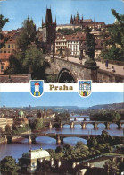 72350707 Praha Prahy Prague Prazsky Hrad S Karlovym Mostem Prazske Mosty  - Tchéquie