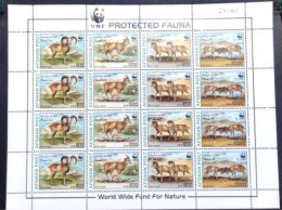 D24646  WWF Afghanistan 1998 Sheet MNH - 4,25 (22)(100-250) - Unused Stamps