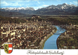 72350112 Salzburg Oesterreich Fliegeraufnahme Tennengebirge Hohem Goell  Hellbru - Altri & Non Classificati