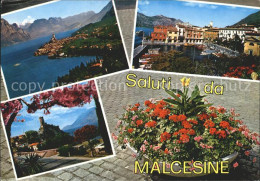 72349971 Malcesine Lago Di Garda Panorama Castello Porto Malcesine - Altri & Non Classificati