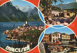 72349875 Malcesine Lago Di Garda Panorama Gardasee Alpen Hafen Malcesine - Other & Unclassified