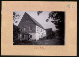 Fotografie Brück & Sohn Meissen, Ansicht Rehefeld I. Erzg., Partie Am Gasthof Mühle Zu Rehefeld  - Lieux