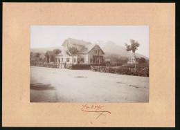 Fotografie Brück & Sohn Meissen, Ansicht Bilin, Restaurant Am Sauerbrunn Mit Blick Zum Borschen  - Plaatsen