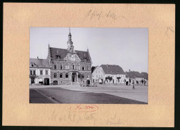 Fotografie Brück & Sohn Meissen, Ansicht Dahlen, Markt Mit Handlung Paul Lehr, C. E. Wappler, Rathaus  - Lieux