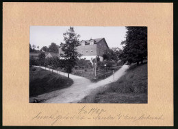 Fotografie Brück & Sohn Meissen, Ansicht Bärenfels I. Erzg., Partie An Der Pension Burger  - Orte