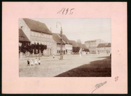 Fotografie Brück & Sohn Meissen, Ansicht Liebenwerda, Rossmarkt, Hotel Norddeutscher Hof, Bäcker E, Hohig  - Lieux