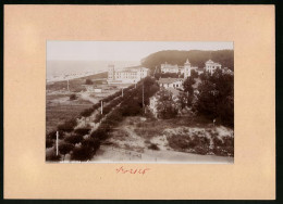 Fotografie Brück & Sohn Meissen, Ansicht Misdroy, Blick Auf Das Strandhotel Mit Strandpartie  - Lieux