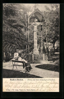 AK Baden-Baden, Kreuz Auf Dem Ehemaligen Friedhof  - Baden-Baden