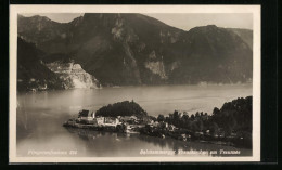 AK Traunkirchen A. Traunsee, Ort Am See, Fliegeraufnahme  - Autres & Non Classés