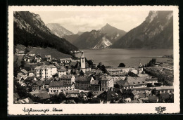 AK Ebensee, Ortsansicht Vor Bergpanorama  - Autres & Non Classés