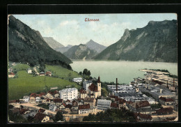 AK Ebensee, Ortsansicht Mit Seeblick  - Autres & Non Classés