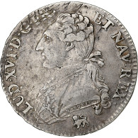 France, Louis XVI, 1/2 Ecu, 1791, Paris, 2nd Semestre, Argent, TTB, Gadoury:355 - 1774-1791 Louis XVI