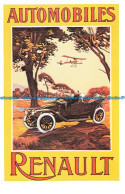 R662795 Automobiles Renault. Dalkeith Classic Poster Card. No. P 45. Leon Facret - World