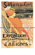 R662799 Salon Des Cent. Internationale D Affiches. Dalkeith Classic Poster Card. - World