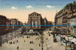 R661187 Bruxelles. Place De Brouckere Et Monument Anspach. N. Sch. Br. Ed - World