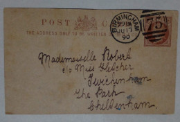 Grande-Bretagne - Carte Postale Diffusée (1890) - Used Stamps