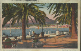 Sainte-Maxime-sur-Mer - La Place Des Palmiers - Daguin De Ste-Maxime "station Pittoresque Et Climatique" 1950 - (P) - Sainte-Maxime